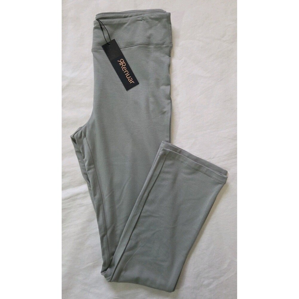 NWT Renuar | Size Medium | Sage Green High-Rise Pull-On Yoga Pants Straight Leg